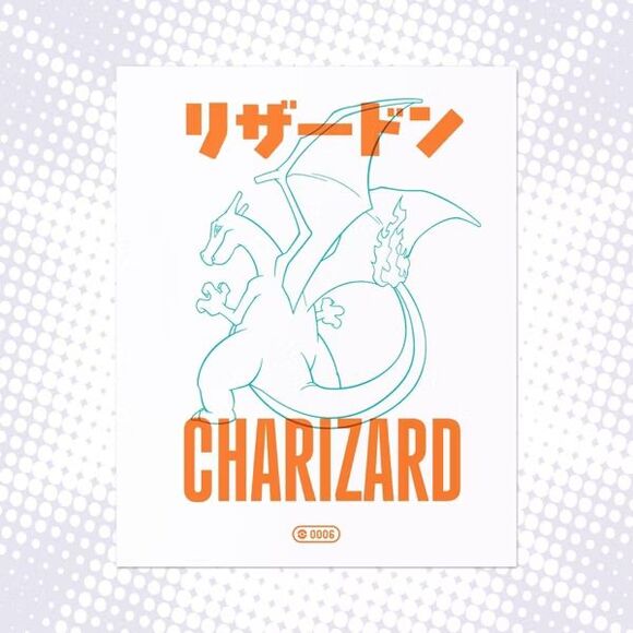 Pokemon Other - Pokemon x Target Charizard Poster 30th Anniversary Art Sold Out Exclusive